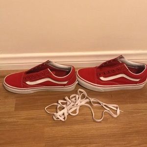 Women’s Red vans